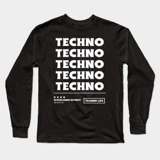 TECHNO  - x5 Long Sleeve T-Shirt